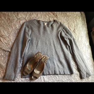 Grey j crew sweater